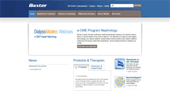 Desktop Screenshot of baxter.ch