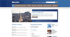 Desktop Screenshot of baxter.cz