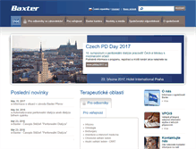 Tablet Screenshot of baxter.cz