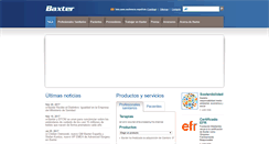 Desktop Screenshot of baxter.es
