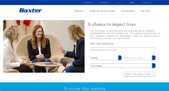 Desktop Screenshot of jobs.baxter.com